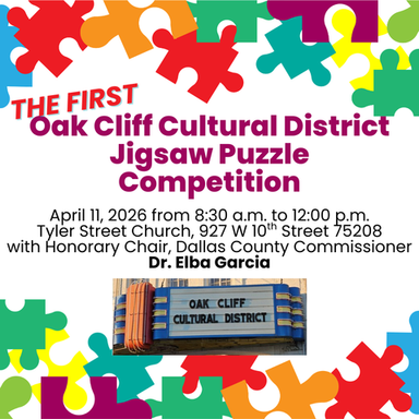 The First Oak Cliff Cultural District Jigsaw Puzzl